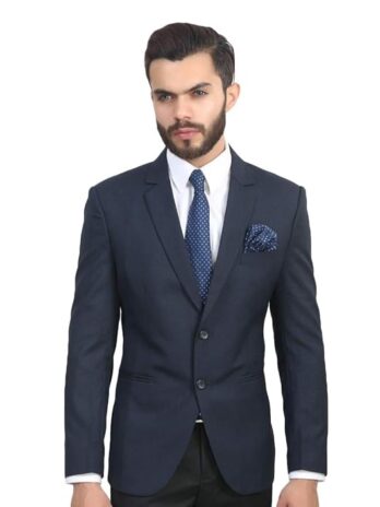 MANQ Men’s Slim Fit Single Breasted Blazer